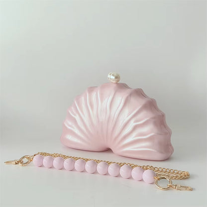 Shell Shape Clutch Minaudière - All Colours