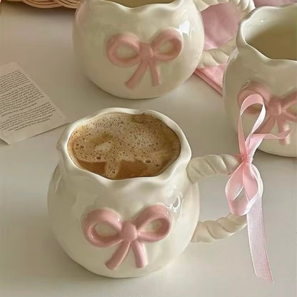 pink coquette coffee cup 