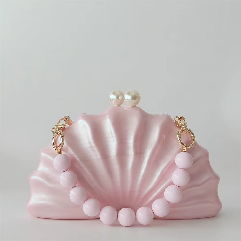 Shell Shape Clutch Minaudière - All Colours