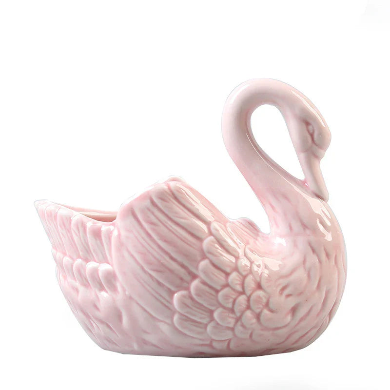 Pink Swan Candle Holder CreativeFemininity