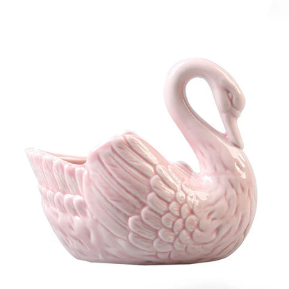 Pink Swan Candle Holder CreativeFemininity