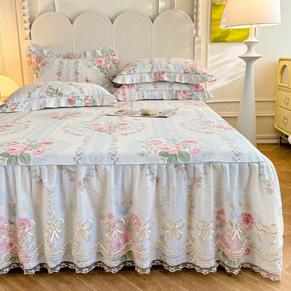 romantic ruffle bedskirt 