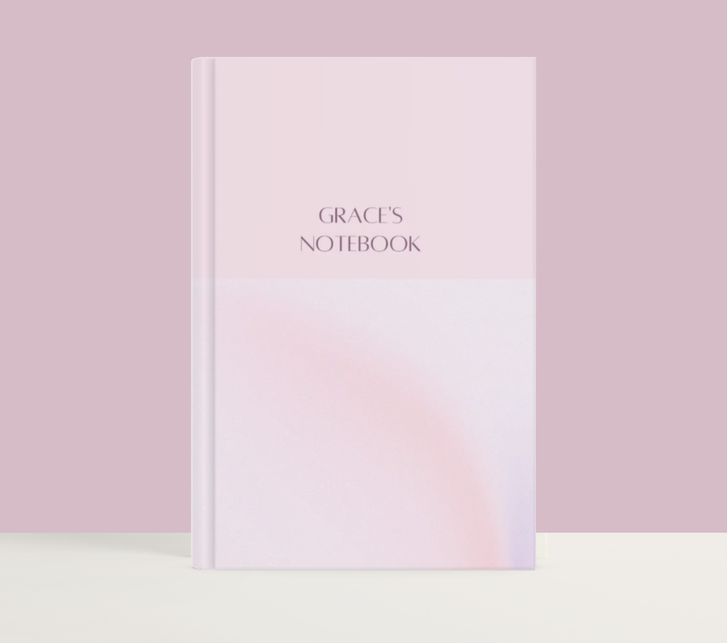 Pink Personalised Name Journal