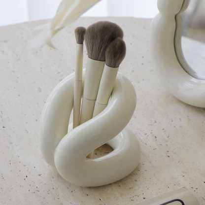 ceramic twist make up Bruch holder 
