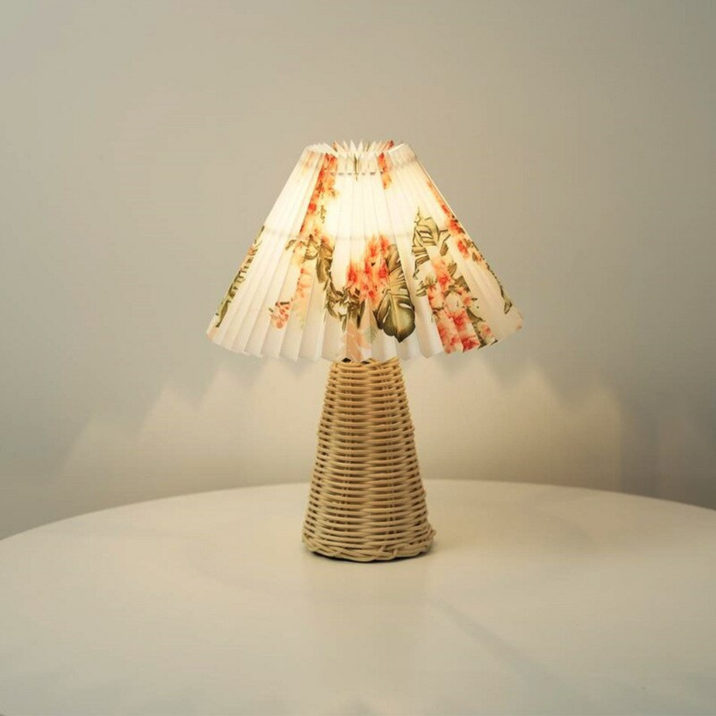 Vintage Japanese Rattan Lamp
