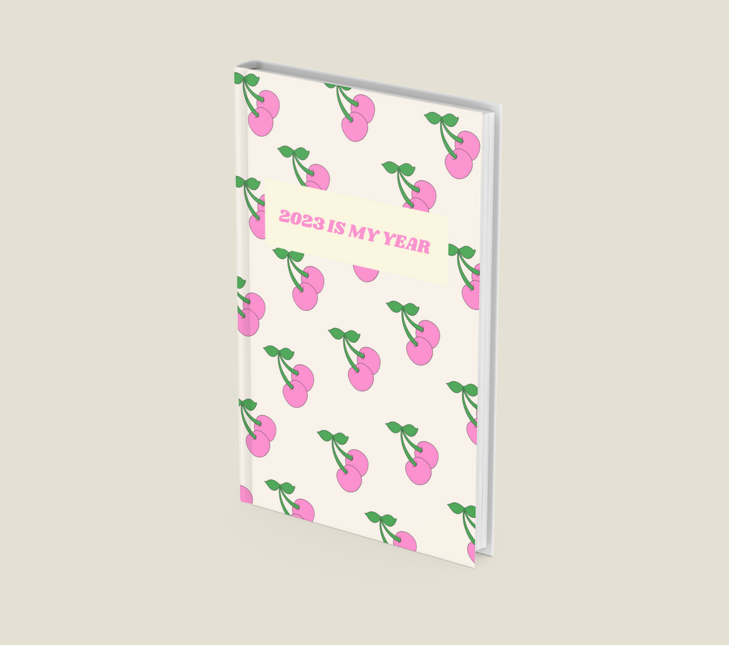 Personalised Pink Cherry 2024 Is My Year Diary