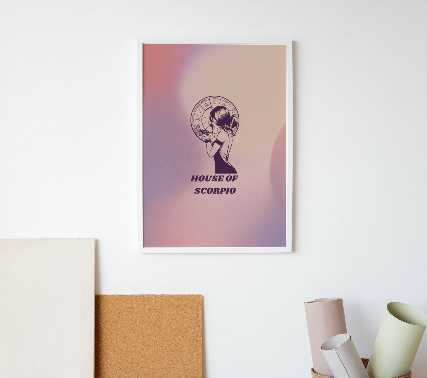 House Of Scorpio Zodiac Wall Art Print