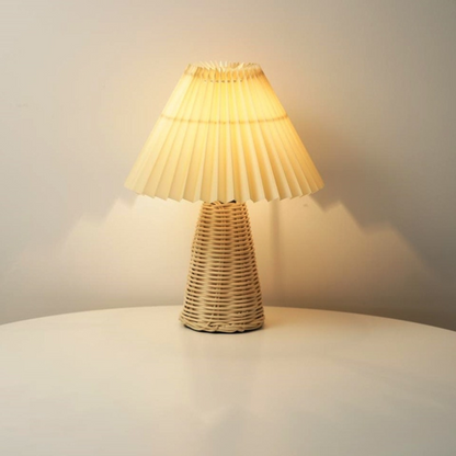 Vintage Japanese Rattan Lamp