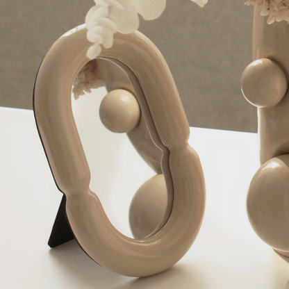 Thick Oval Vanity Mirror