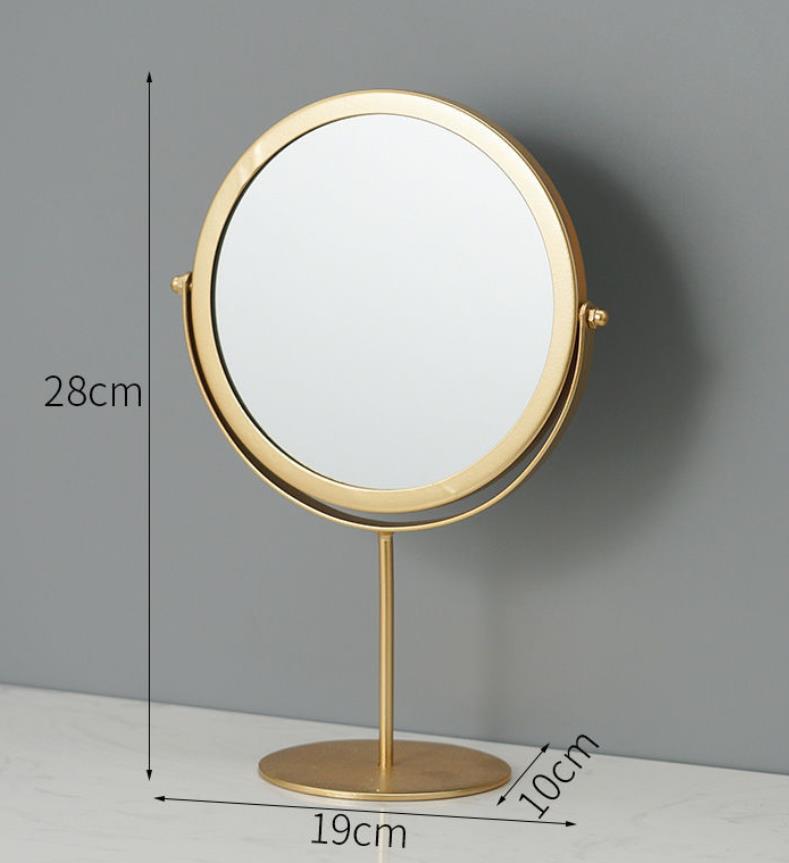 Round Gold Vanity Mirror