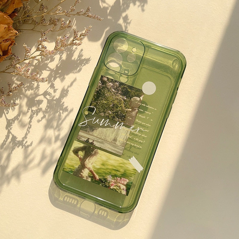 Green Summer Garden iPhone Case