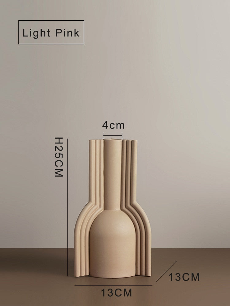 Modern Nordic Minimal Ceramic Vase
