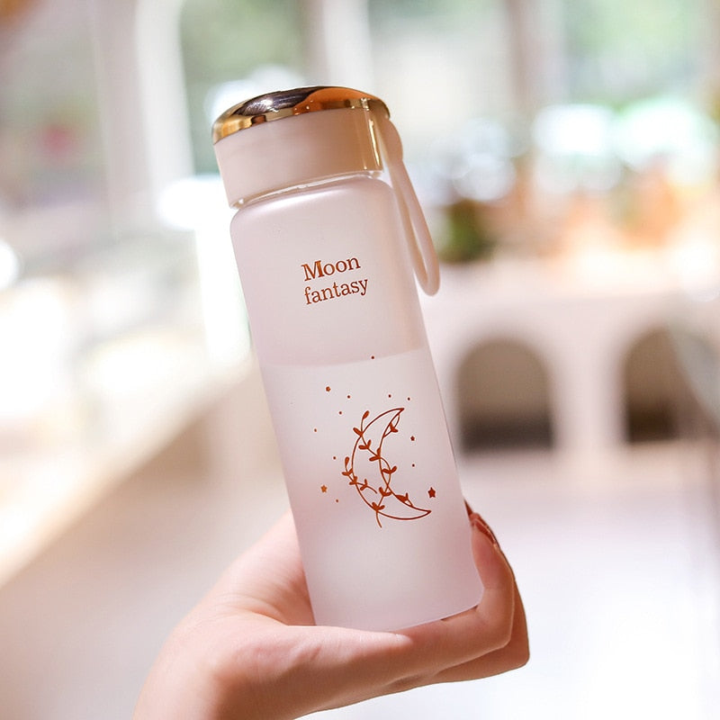 400ml Frosted Moon Water Bottle