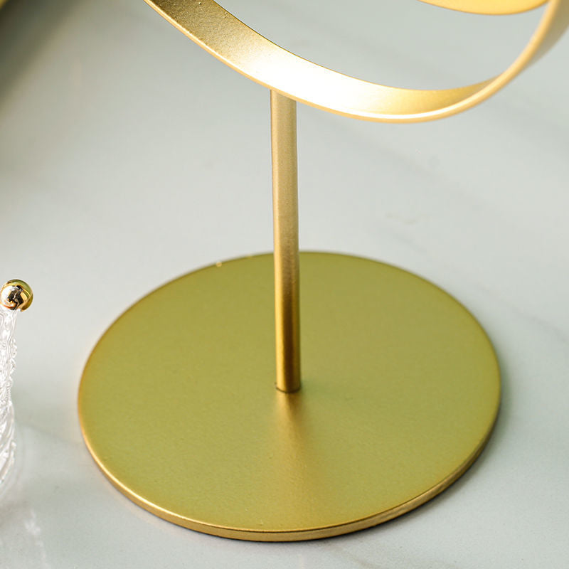 Round Gold Vanity Mirror