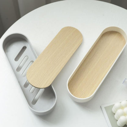 Round Wooden Decorative Tray