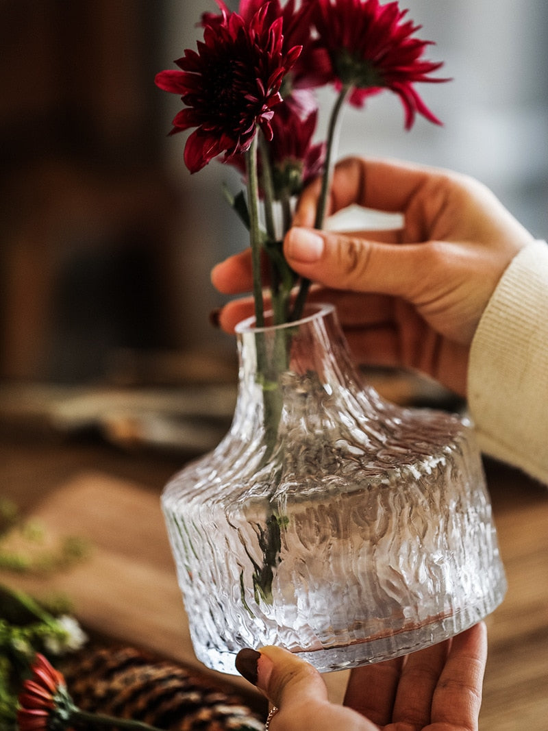 Glacial Nordic Glass Vase