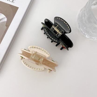 Cherry Diamanté Claw Clip