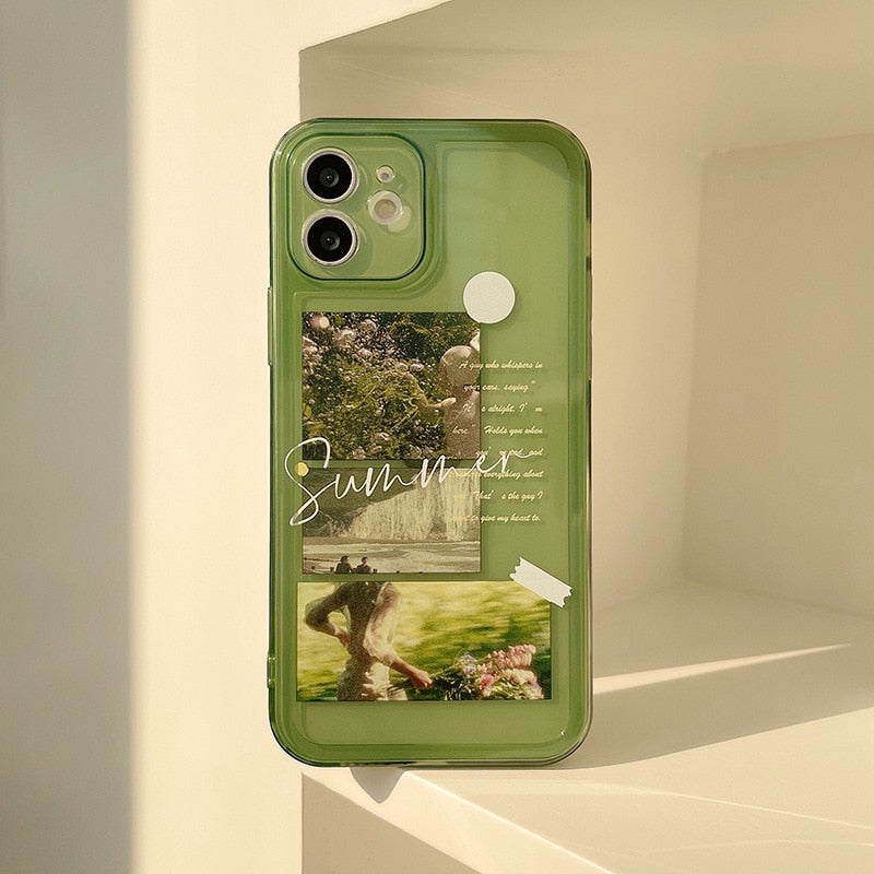 Green Summer Garden iPhone Case