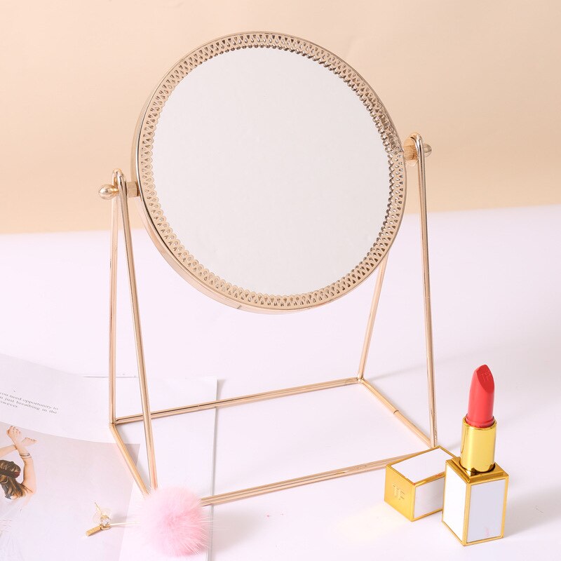 gold embossed vanity mirror 