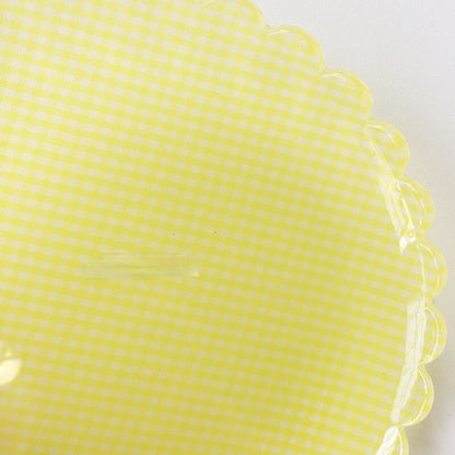 Plastic Gingham Pattern Brunch Dining Set