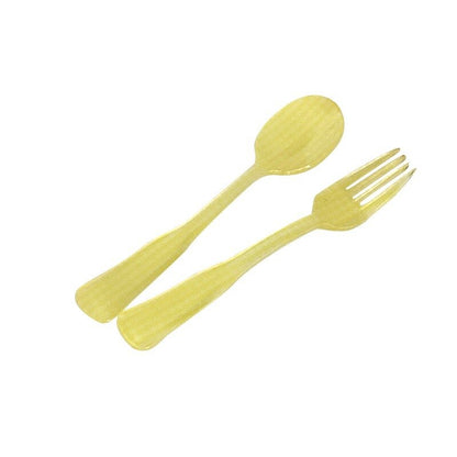 Plastic Gingham Pattern Brunch Dining Set