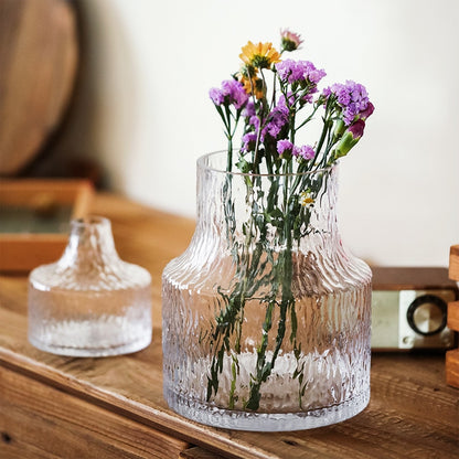 Glacial Nordic Glass Vase