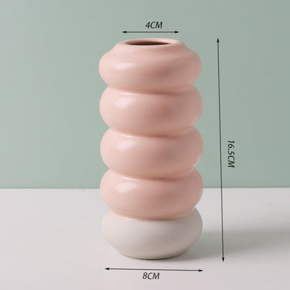Sweet Pastel Figurine Vase