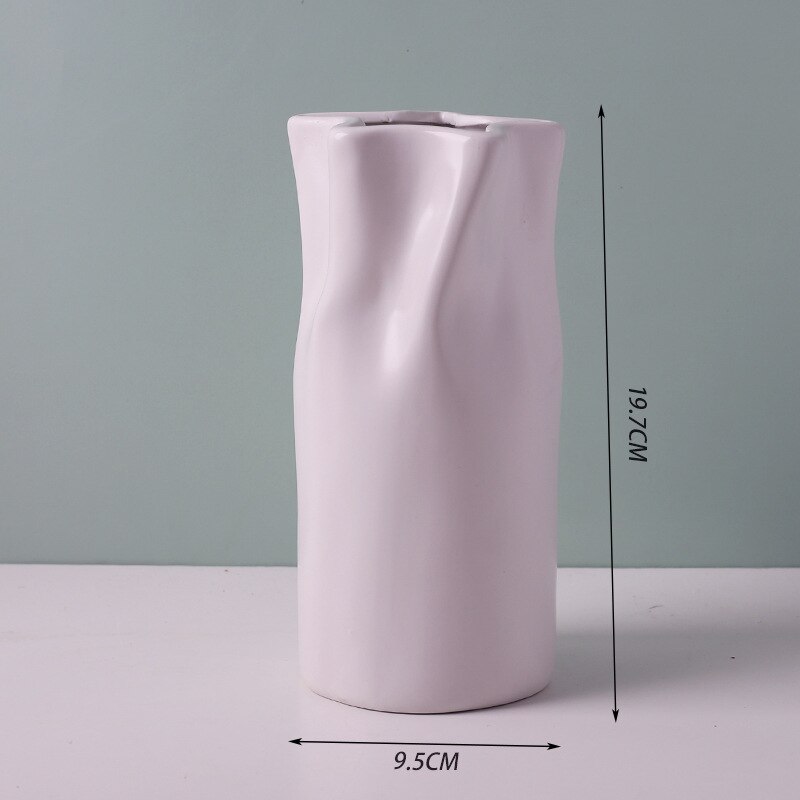 Sweet Pastel Figurine Vase