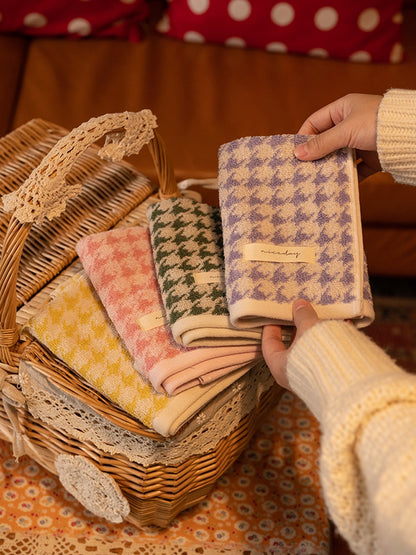 vintage style Christmas textiles 