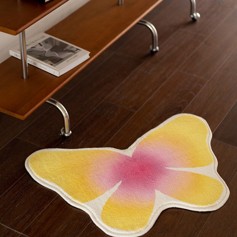 Kawaii Home Butterfly Rug