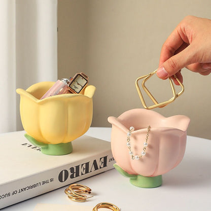 Kawaii Tulip Shaped Storage Pot