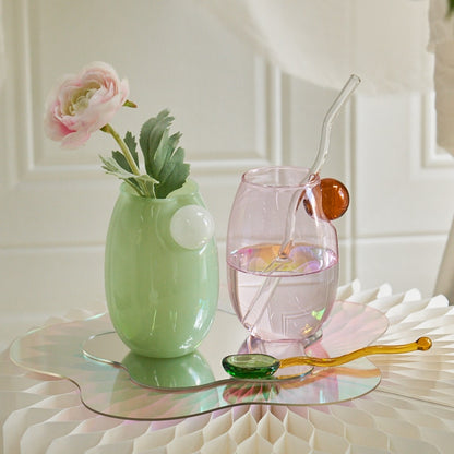 Danish Pastel Ball Glass Tumbler