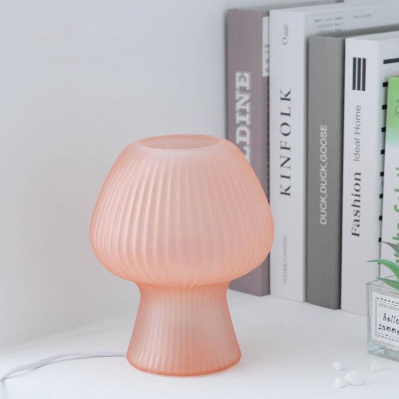 pink mushroom lamp 
