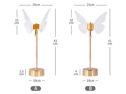 Gold Butterfly LED Table Lamp