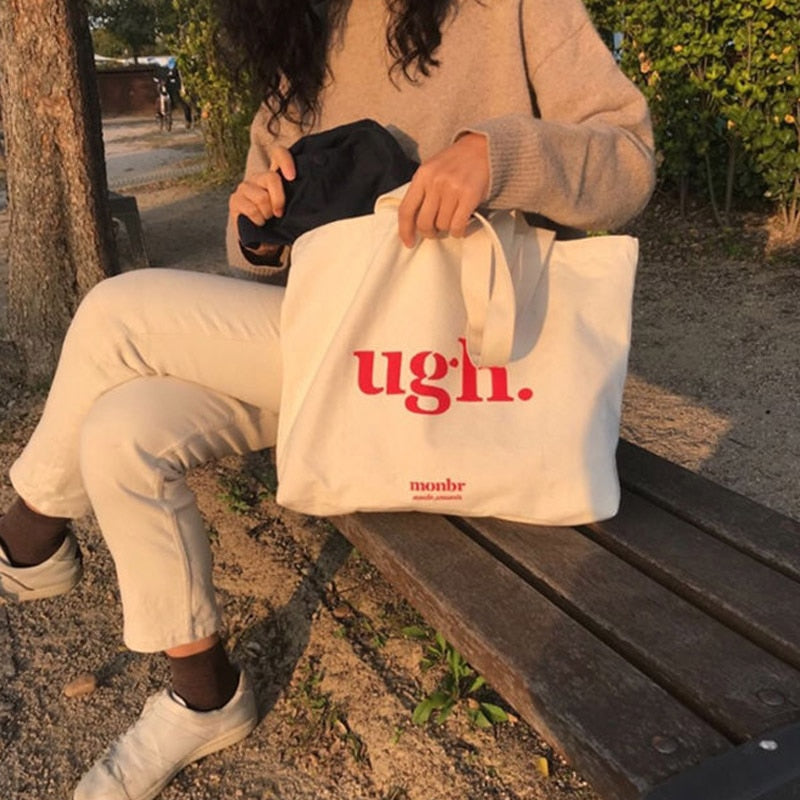 The "Ugh" Canvas Tote Bag