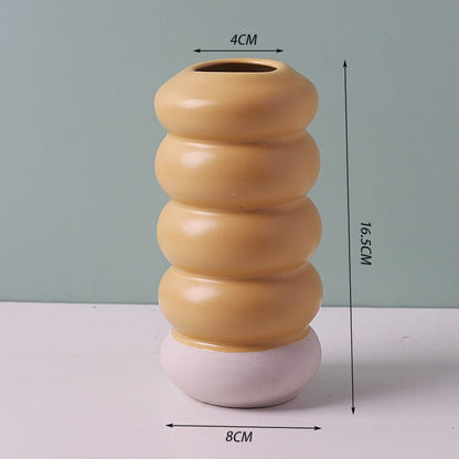 Sweet Pastel Figurine Vase