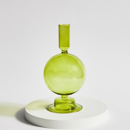 Green Tier Vase & Candle Holder