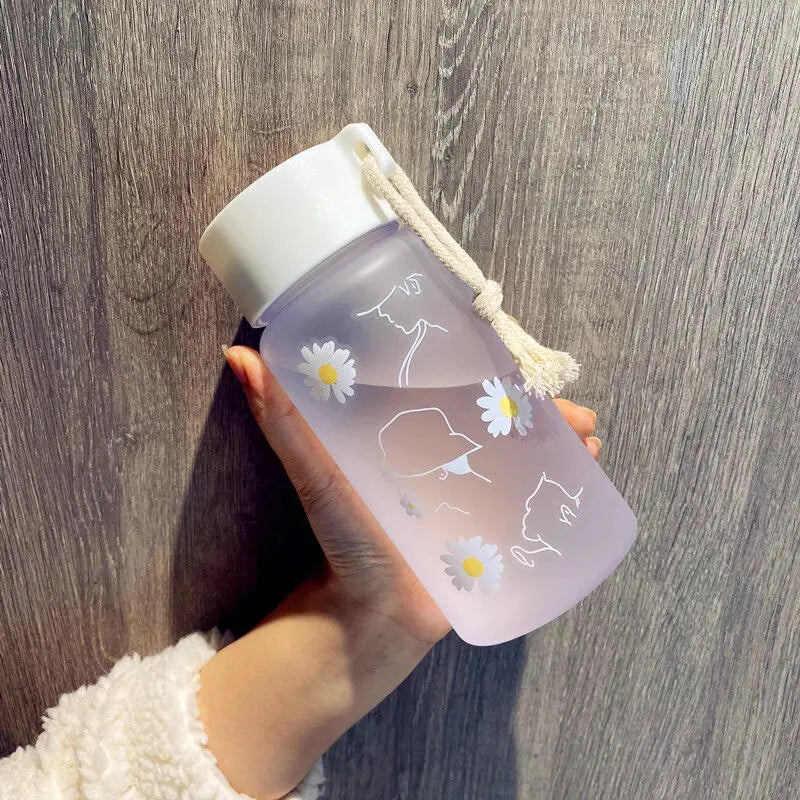 Daisy Flower Water Bottle CreativeFemininity