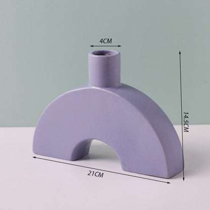 Sweet Pastel Figurine Vase