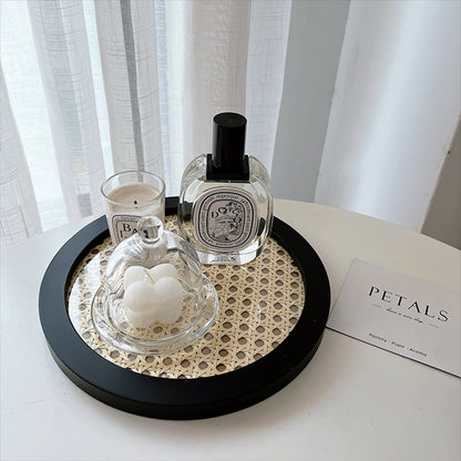 Japanese Rattan Decorative Tray