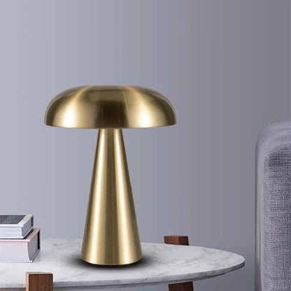 Opulent Mushroom Lamp - Gold/Copper/Silver