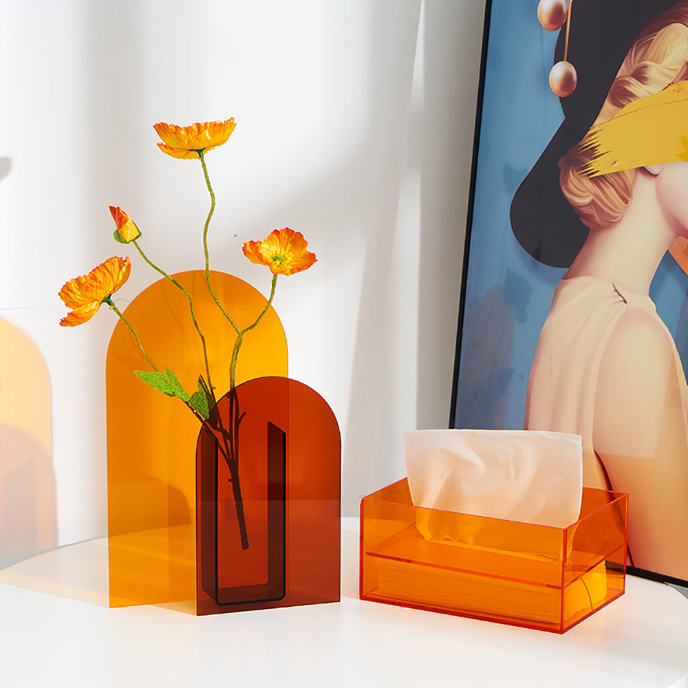 Minimalist Nordic Acrylic Tissue Box - All Colours