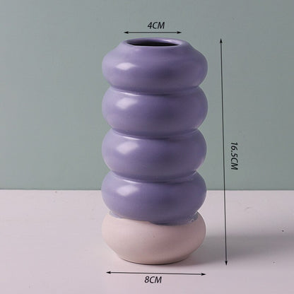 Sweet Pastel Figurine Vase