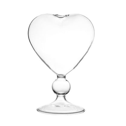 Heart Shape Glass Vase