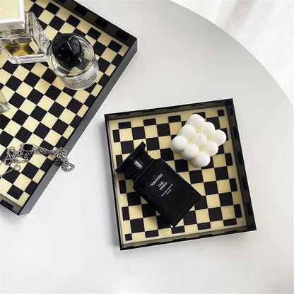 Checkerboard Coffee Table Tray