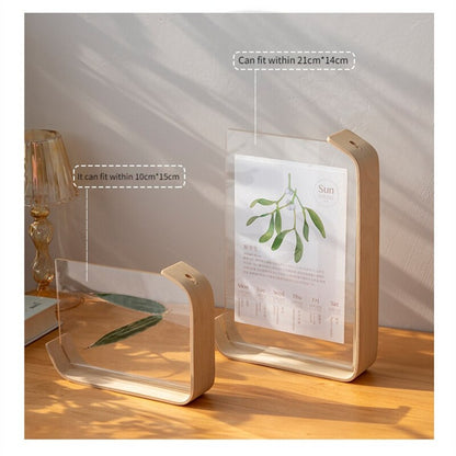 Standing Wooden Acrylic Photo Frame