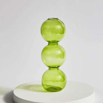 Green Tier Vase & Candle Holder