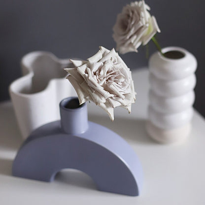 Sweet Pastel Figurine Vase