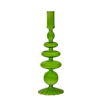 Green Tier Vase & Candle Holder