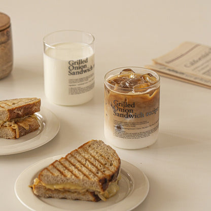 Kawaii Recipe Letter Drinking Glass